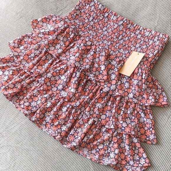 MICHAEL Kors Tiered Ruffle floral skirt - Picture 7 of 10